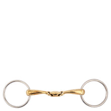 Load image into Gallery viewer, BR Double Jointed Loose Ring Snaffle Soft Contact 16mm

