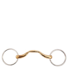 Load image into Gallery viewer, BR Mullen Mouth Loose Ring Snaffle Soft Contact 16mm
