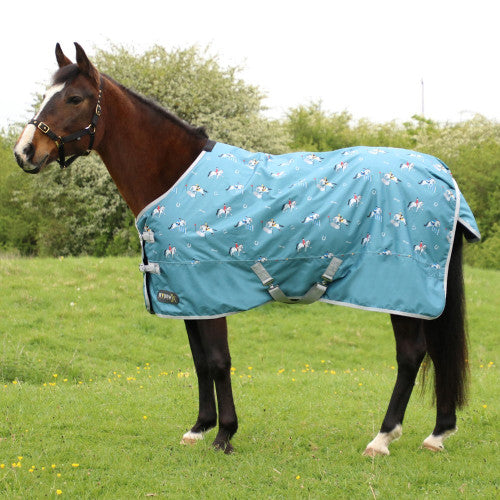StormX Original Competition Ready 50g Turnout Rug Steel Blue/Grey