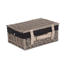 Load image into Gallery viewer, 14&quot; Antique Wash Hamper With Black Lining
