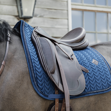 Load image into Gallery viewer, Kentucky Horsewear Saddle Pad Velvet Pearls Dressage
