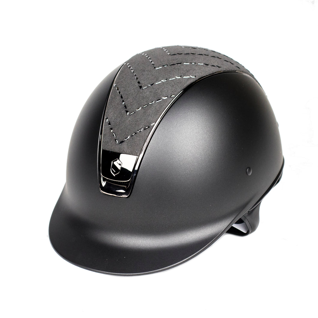 Samshield Shadowmatt Grey/Black Crystals - Medium Shell