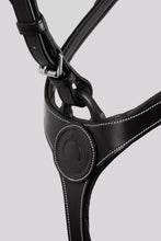 Load image into Gallery viewer, Montar Papillon Organic Tanned Breastplate with Martingale Black
