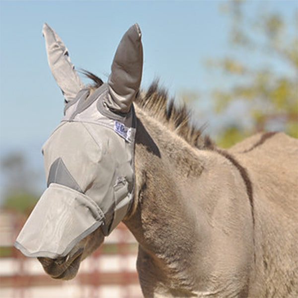 Cashel Crusader Donkey Fly Mask Long with Ears