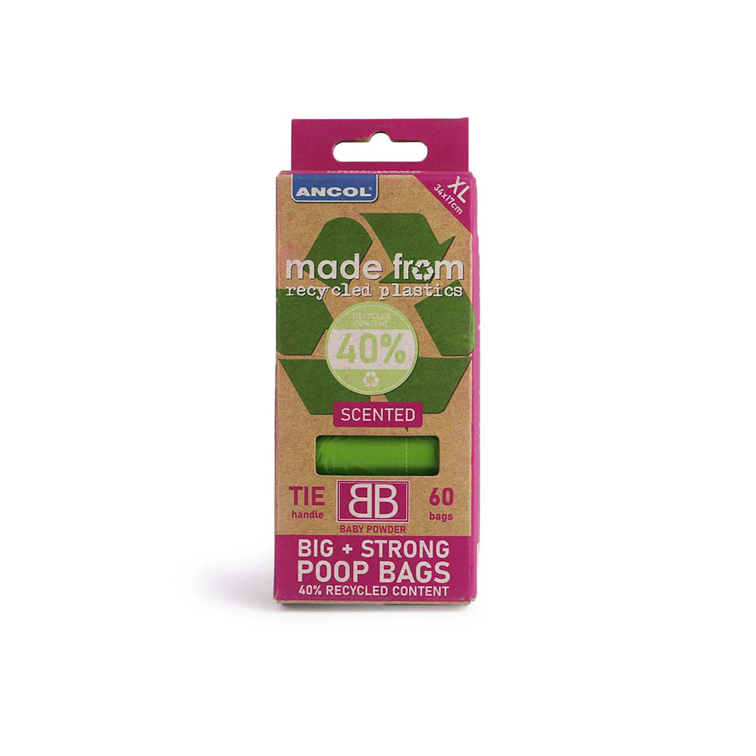 Ancol Made From Scented Poop Bag Refill - 60 Bags x 4 Pack
