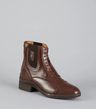 Load image into Gallery viewer, Premier Equine Denver Ladies Leather Paddock/Riding Boots Brown
