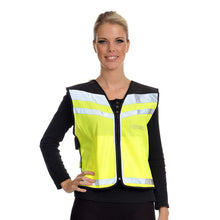 Load image into Gallery viewer, Equisafety Reflective Air Waistcoat Plain Back Yellow
