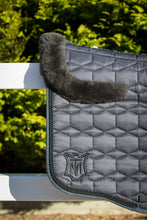 Load image into Gallery viewer, Mattes Eurofit Quilt Sheen Semi Lined Dressage Pad Graphite
