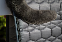 Load image into Gallery viewer, Mattes Eurofit Quilt Sheen Semi Lined Dressage Pad Graphite

