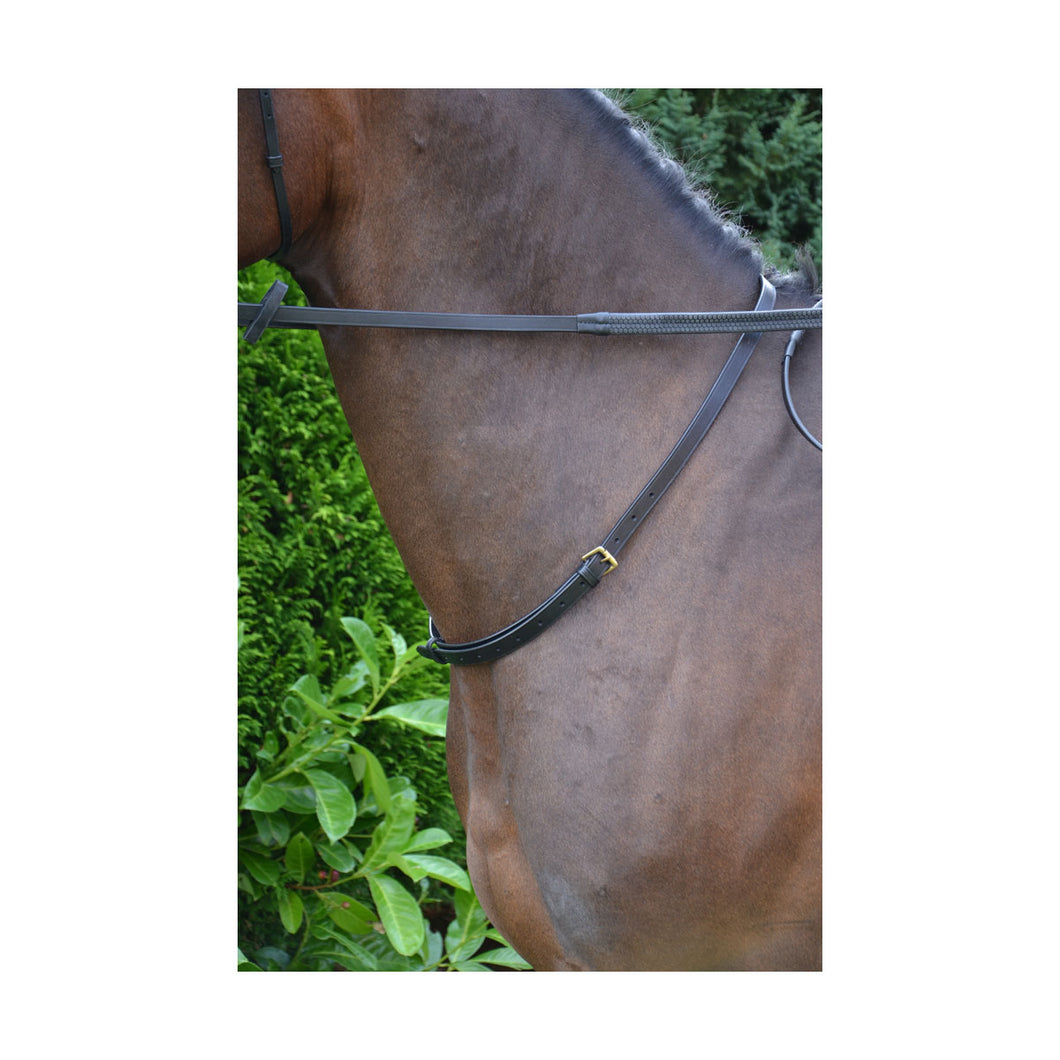 Hy Equestrian Leather Neck Strap Brown