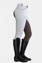 Load image into Gallery viewer, Cavalliera Royal Sport Technical Breeches White &amp; Brown
