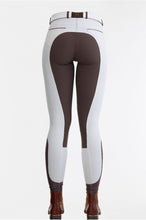 Load image into Gallery viewer, Cavalliera Royal Sport Technical Breeches White &amp; Brown
