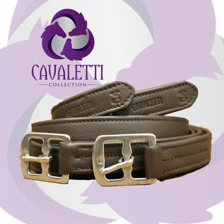 Cavaletti Collection Scirocco Stirrup Leathers Black