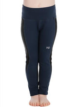 Load image into Gallery viewer, Horseware Kids Riding Tights Navy
