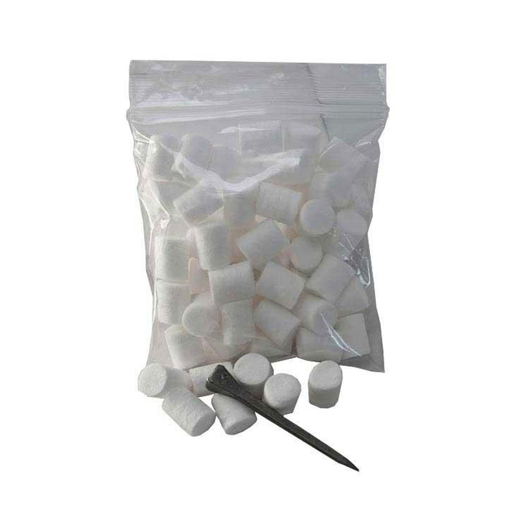 Liveryman Cotton Stud Plugs 50 Pack