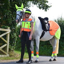 Load image into Gallery viewer, Equisafety Multi Colour Hi Vis Waistcoat Yellow/Orange
