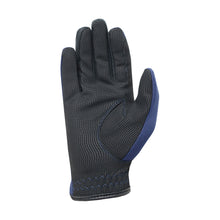 Load image into Gallery viewer, Hy Equestrian Extreme Reflective Softshell Gloves Child Navy
