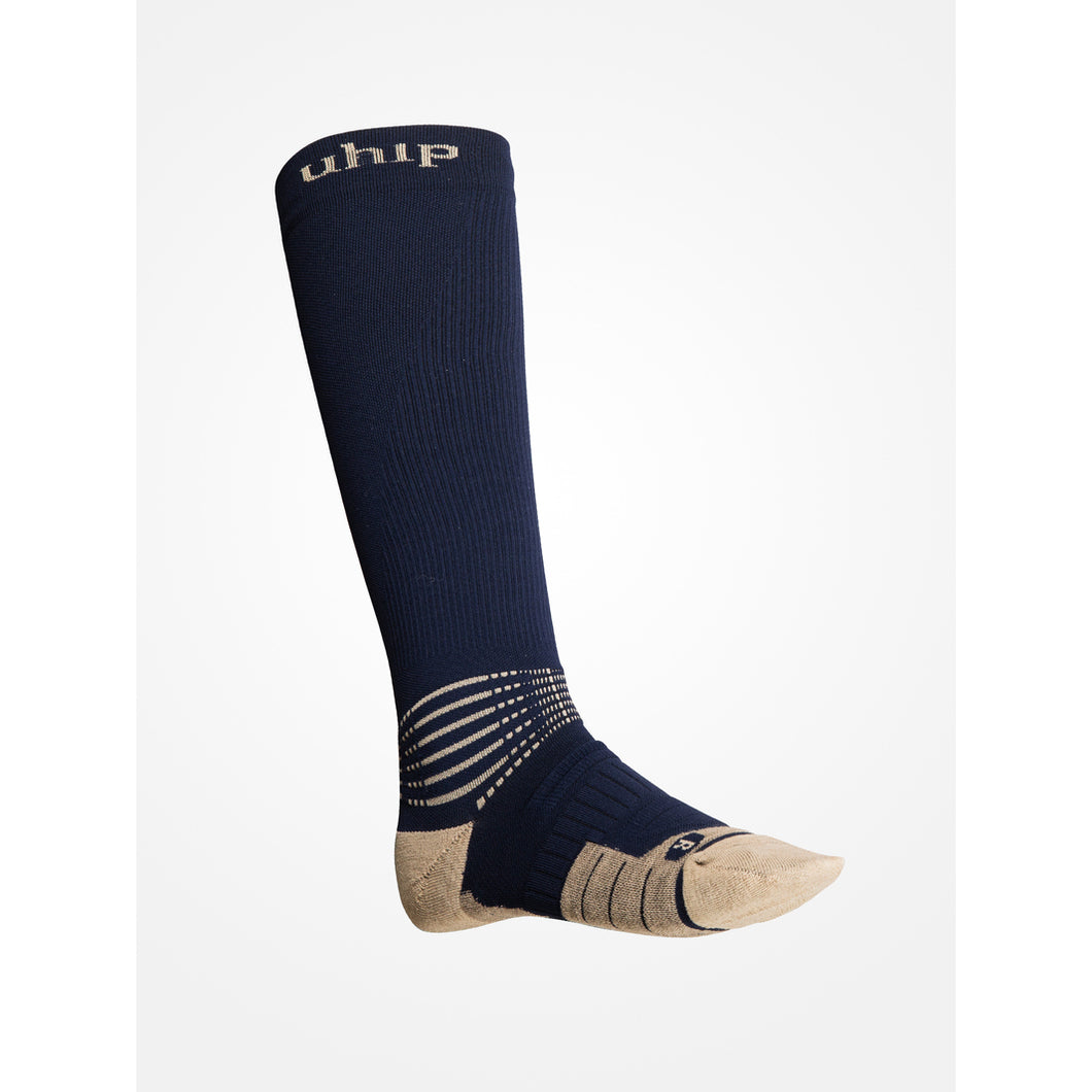 Uhip Compression Wool Riding Sock Navy