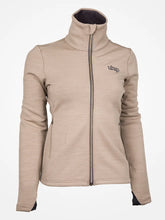 Load image into Gallery viewer, Uhip Wool Blend Full Zip Midlayer Simple Taupe Sand
